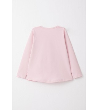Kız Bebek Taytlı Takım Arkadaş Temalı Taytı Fiyonklu Pembe (9 Ay-3 Yaş)